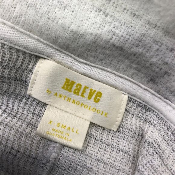 Anthropologie Maeve Women Cowl Neck Tunic Sweater Size Extra Small Gray M125 -27 - Picture 6 of 15
